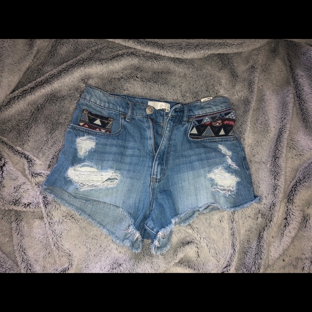 High waisted shorts